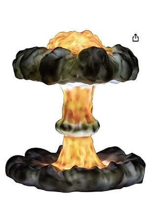 キノコ雲ランプ